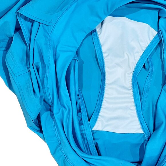 Plus 3-Piece Lands’ End Swim Set 16W/L — Tankini Rash Guard Board Shorts - Picture 9 of 13